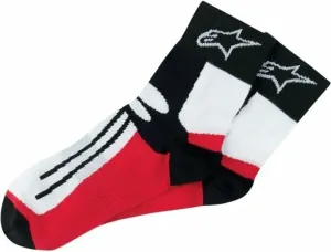 Alpinestars Chaussettes Racing Road Socks Short Black/Red/White S/M