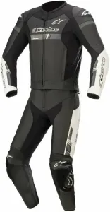 Alpinestars GP Force Chaser Leather Suit 2 Pc Black/White 48 Combinaison moto deux pièces