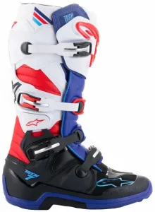 Alpinestars Tech 7 Boots Black/Dark Blue/Red/White 40,5 Bottes de moto