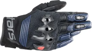 Alpinestars Halo Leather Gloves Dark Blue/Black 2XL Gants de moto