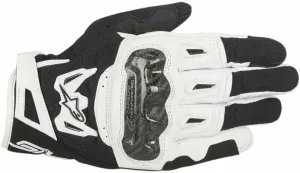 Alpinestars SMX-2 Air Carbon V2 Gloves Black/White 2XL Gants de moto
