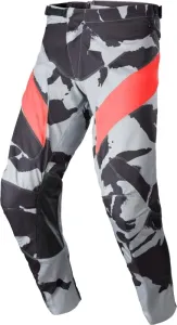 Alpinestars Racer Tactical Pants Gray/Camo/Mars Red 30 Pantalons de motocross
