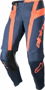 Alpinestars Techstar Arch Pants Night Navy/Hot Orange 30 Pantalons de motocross
