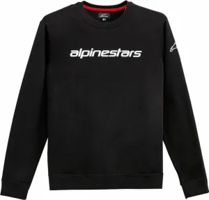 Alpinestars Linear Crew Fleece Black/White XL Sweat