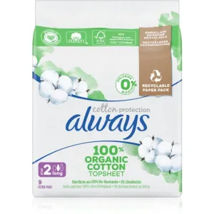 Always Cotton Protection Long serviettes hygiéniques sans parfum 9 pcs