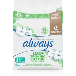 Always Cotton Protection Normal serviettes hygiéniques sans parfum 11 pcs