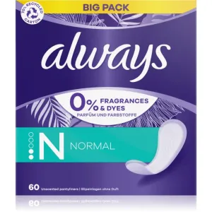 Always Daily Fresh Normal protège-slips sans parfum 60 pcs