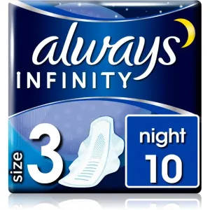 Always Infinity Night Size 3 serviettes hygiéniques pour la nuit 10 pcs