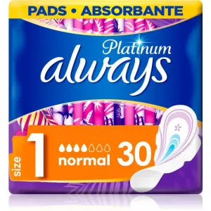 Always Platinum Normal Size 1 serviettes hygiéniques 30 pcs