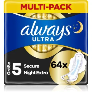 Always Ultra Secure Night Extra serviettes hygiéniques 64 pcs