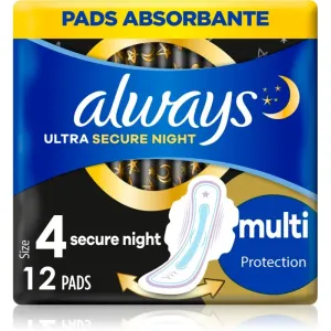 Always Ultra Secure Night serviettes hygiéniques 12 pcs