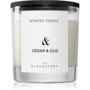 Ambientair The Olphactory Cedar & Oud bougie parfumée 200 g