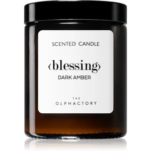Ambientair The Olphactory Dark Amber bougie parfumée (brown) Blessiing 135 g