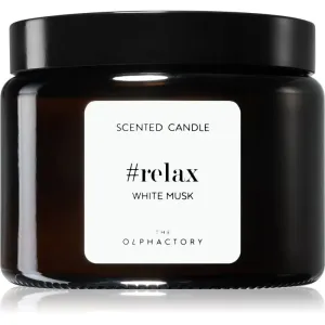 Ambientair The Olphactory White Musk bougie parfumée (brown) Relax 360 g