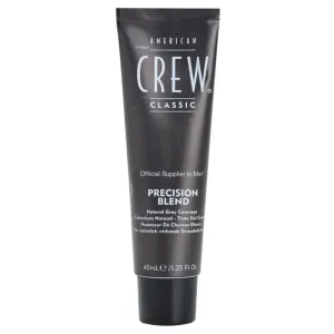 American Crew Classic Precision Blend coloration cheveux pour cheveux gris teinte 4-5 Medium Natural 3x40 ml