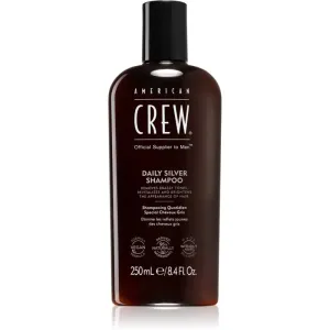 American Crew Daily Silver Shampoo shampoing cheveux blancs et gris 250 ml