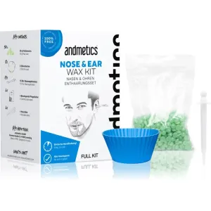 andmetics Wax Kit Nose & Ear Cire à épiler pour homme 50 g