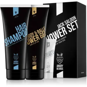 Angry Beards Jack Saloon Shower Set ensemble (pour homme)