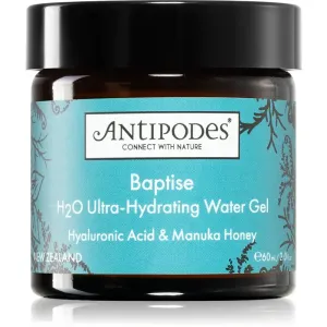 Antipodes Baptise H₂O Ultra-Hydrating Water Gel gel-crème léger hydratant visage 60 ml