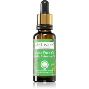 Antipodes Divine Face Oil Rosehip & Avocado Oil sérum protecteur anti-premiers signes du viellissement 30 ml