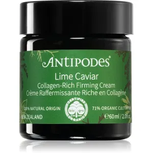 Antipodes Lime Caviar Collagen-Rich Firming Cream crème visage raffermissante pour favoriser la formation de collagène 60 ml