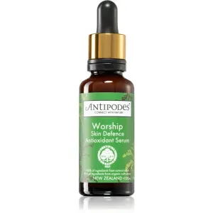 Antipodes Worship Skin Defence Antioxidant Serum sérum visage pour protéger les cellules du stress oxydant 30 ml