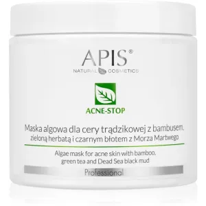 Apis Natural Cosmetics Acne-Stop Professional masque nettoyant et adoucissant pour peaux grasses sujettes à l'acné 200 g