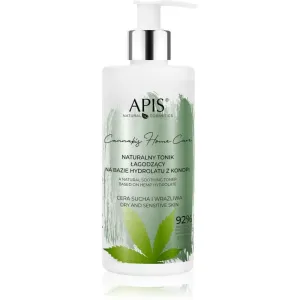 Apis Natural Cosmetics Cannabis Home Care lotion tonique apaisante pour peaux sèches à sensibles 300 ml