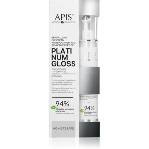 Apis Natural Cosmetics Platinum Gloss crème yeux revitalisante anti-poches et anti-cernes 10 ml