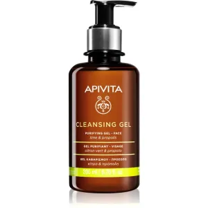 Apivita Cleansing Propolis & Lime gel nettoyant pour peaux grasses et mixtes 200 ml