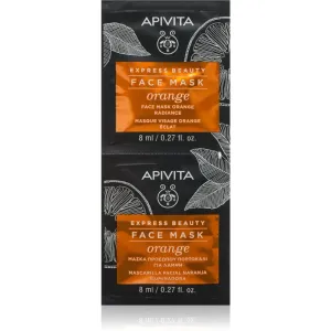 Apivita Express Beauty Orange masque illuminateur visage 2x8 ml