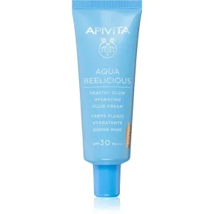 Apivita Aqua Beelicious fluide teinté léger pour une peau lumineuse SPF 30 40 ml