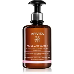 Apivita Cleansing Rose & Honey eau micellaire visage et yeux 300 ml