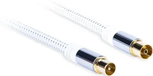 AQ Premium PV30015 1,5 m Blanc Hi-Fi Câble coaxial