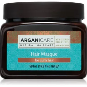 Arganicare Argan Oil & Shea Butter Hair Masque masque hydratant nourrissant pour cheveux bouclés 500 ml