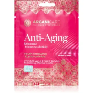 Arganicare Anti-Aging Sheet Mask masque tissu raffermissant 1 pcs