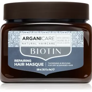 Arganicare Biotin Repairing Hair Masque masque cheveux qui renforce en profondeur à la biotine 500 ml