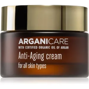 Arganicare Anti-Aging crème protectrice anti-âge pour tous types de peau 50 ml