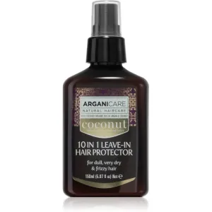 Arganicare Coconut 10 in 1 Leave-In Hair Protector soin fortifiant sans rinçage pour cheveux secs 150