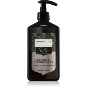 Arganicare Silk Protein Leave-In Conditioner après-shampoing sans rinçage pour cheveux très secs et abîmés 400 ml