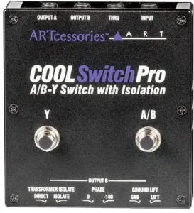 ART CoolSwitchPro Isolated A/B-Y Pédalier pour ampli guitare