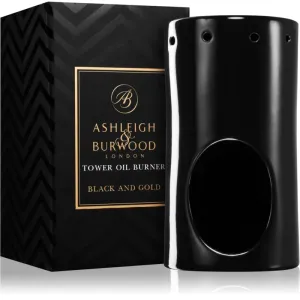Ashleigh & Burwood London Black and Gold lampe aromatique en céramique