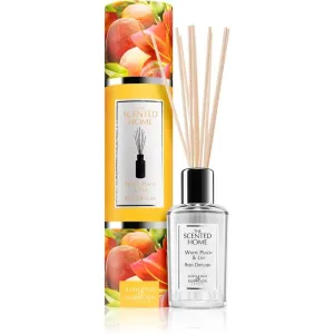 Ashleigh & Burwood London The Scented Home Peach & Lilly diffuseur d'huiles essentielles avec recharge 150 ml