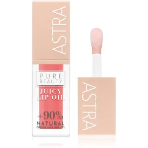 Astra Make-up Pure Beauty Juicy Lip Oil brillant à lèvres nourrissant teinte 01 Peach 5 ml
