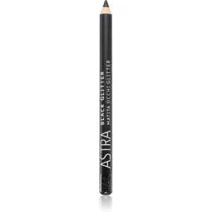 Astra Make-up Black Glitter eyeliner pailleté en crayon teinte Deep Black 1,1 g