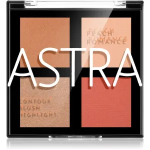 Astra Make-up Romance Palette palette contouring visage teinte 01 Peach Romance 8 g