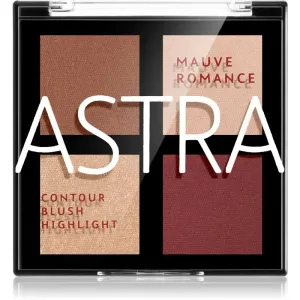 Astra Make-up Romance Palette palette contouring visage teinte 03 Mauve Romance 8 g