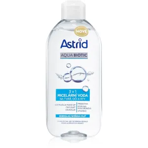 Astrid Aqua Biotic eau micellaire 3 en 1 pour peaux normales à mixtes 400 ml