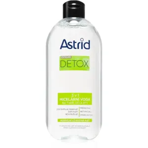 Astrid CITYLIFE Detox eau micellaire 3 en 1 pour peaux normales à grasses 400 ml