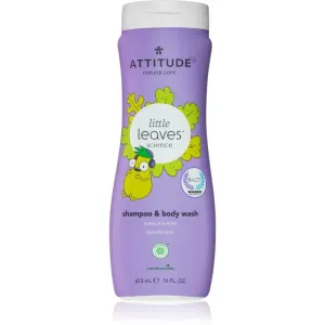 Attitude Little Leaves Vanilla & Pear gel nettoyant et shampoing pour bébé 473 ml